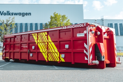 Volkswagen Sachsen WF BF Feuerwehr VW MAN Rot Wasser AB Hochvolt