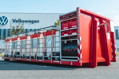 Volkswagen Sachsen WF BF Feuerwehr VW MAN Rot Wasser AB Lörü